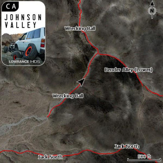 PCI Race Radios® - King of the Hammers Lowrance Map