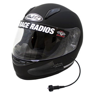 PCI Race Radios® - HJC CL-Y Wired RaceAir Youth Large Black Forced Air Helmet