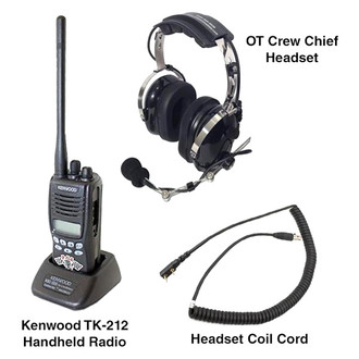 PCI Race Radios® - Kenwood Over The Head Crew Chief Radio Package