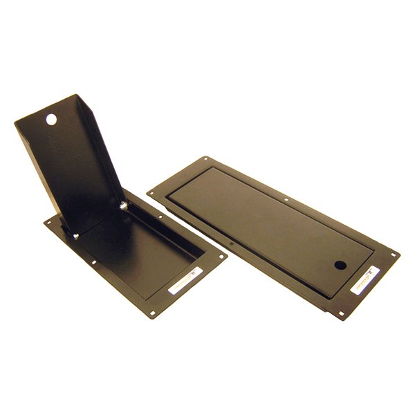 Pit Posse® Recessed Steel Black Wheel Chock