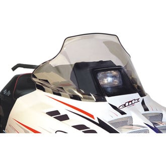 PowerMadd® - Cobra™ Tint with Black Checks Mid Snowmobile Windshield