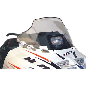 PowerMadd® - Cobra™ Tint with White Checks Mid Snowmobile Windshield