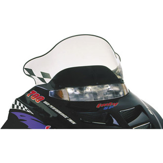 PowerMadd® - Cobra™ Tint with Black Checks Mid Snowmobile Windshield