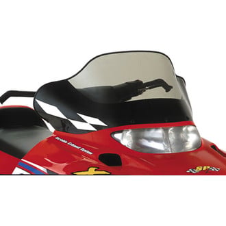 PowerMadd® - Cobra™ Tint with White Checks Mid Snowmobile Windshield