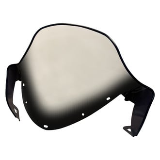 PowerMadd® - Cobra™ Clear with Black Fade Tall Snowmobile Windshield