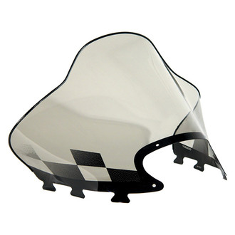 PowerMadd® - Cobra™ Tint with Black Checks Mid Snowmobile Windshield