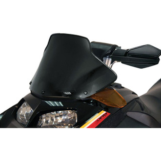 PowerMadd® - Cobra™ Matte Black Mid Snowmobile Windshield