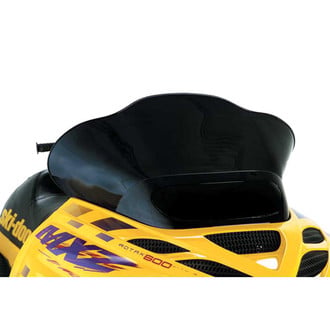 PowerMadd® - Cobra™ Black Low Snowmobile Windshield
