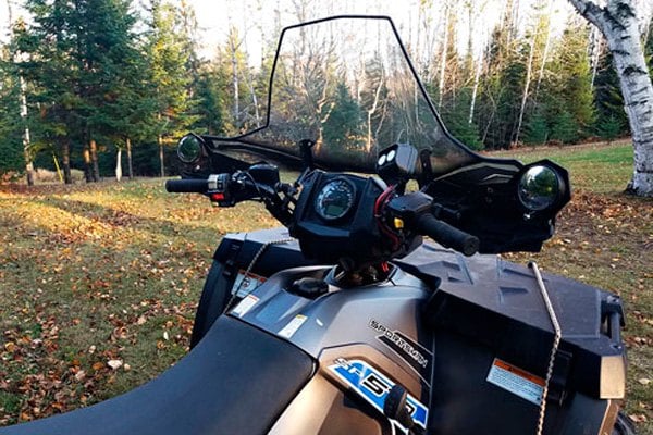 PowerMadd® 24571 - Cobra ProTEK Without Cut Out ATV Windshield