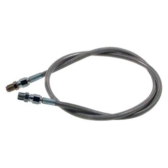 Streamline Rear Steel Braided Brake Line Standard Length Silver for Polaris RANGER RZR 570 EPS 2013-2018