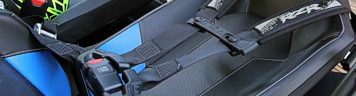 PRP 4 Point 2" Harness Seat Belts Automotive Style Latch Purple Polaris RZR All
