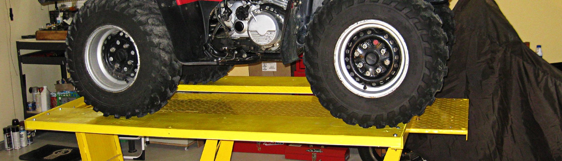 ATV Maintenance Tools, Stands, Lifts, Locks, Oils, Cleaning Supplies