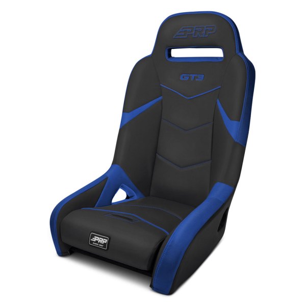 PRP Seats® - GT3 1000 Rear Bucket Black/Blue Suspension Seat