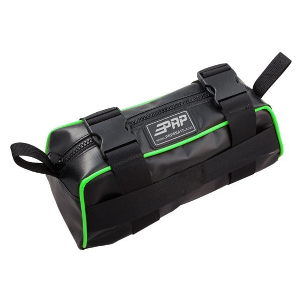 PRP Seats® - Carbon Fiber Black with Green Neon Piping Baja Bag