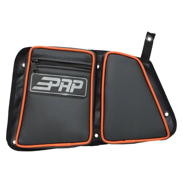 PRP Seats® - Stock Black Rear Driver Side Door Bag with Knee Pad 