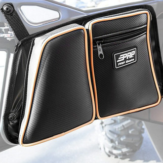 PRP Seats® - Stock Black Rear Passenger Side Door Bag with Knee Pad