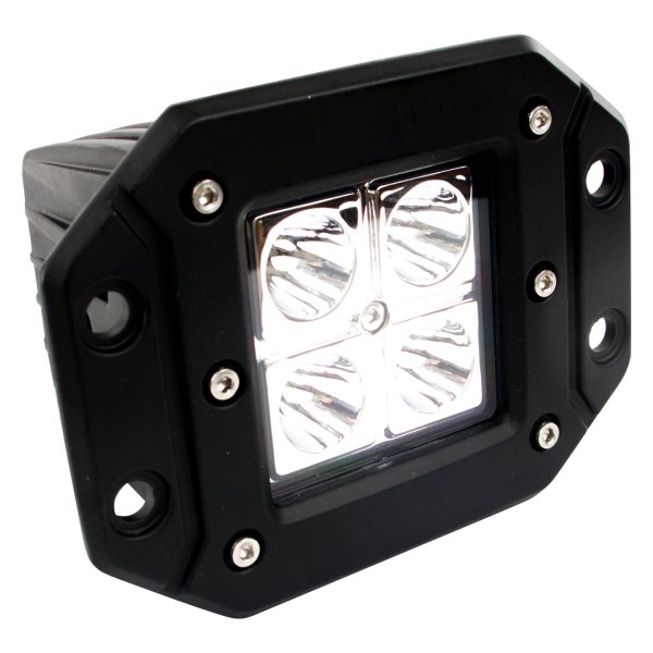 Race Sport® - Street Series High Power Flush Mount 3" 12W Square Spot Beam LED Light