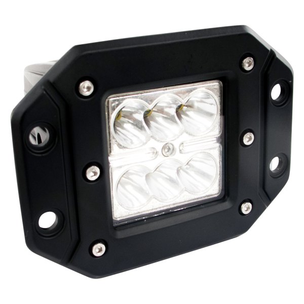 Race Sport® - Street Series High Power Flush Mount 3" 18W Square Spot Beam LED Light