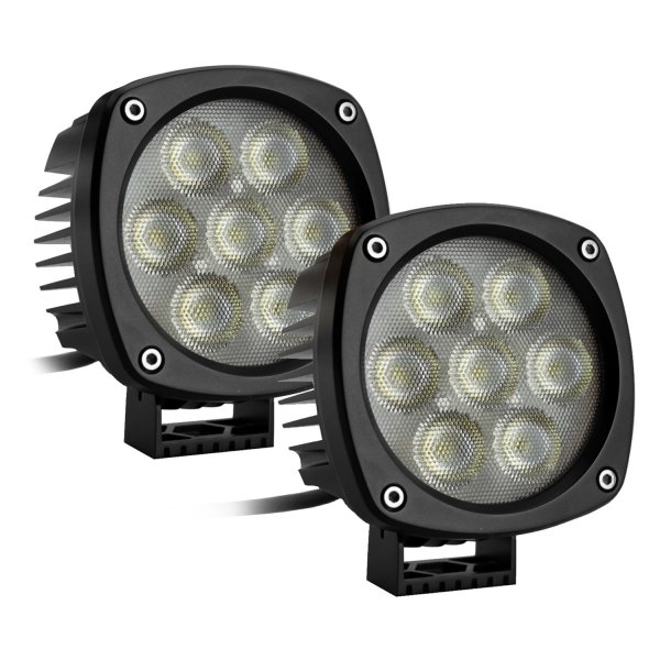 Race Sport® - Heavy Duty Series 4.3" 2x35W Round Spot Beam LED Lights