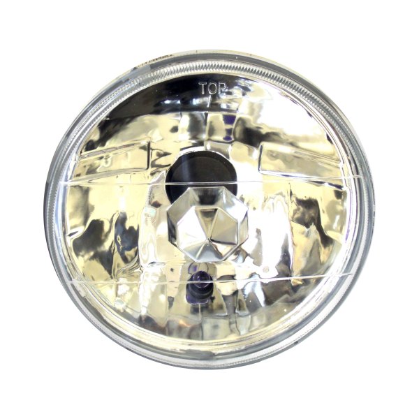 Race Sport® - 7" Round Diamond Cut Chrome Headlights