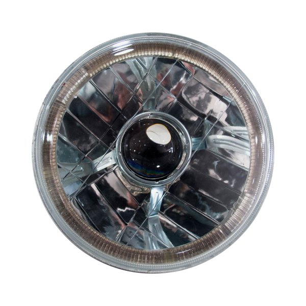 Race Sport® - 7" Round Chrome Halo Projector Headlight