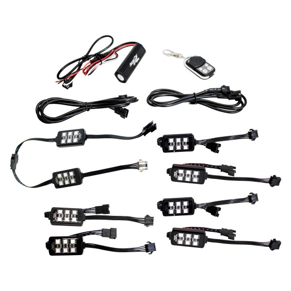 Race Sport® - ColorADAPT 6SMD Multicolor LED Rock Light Kit