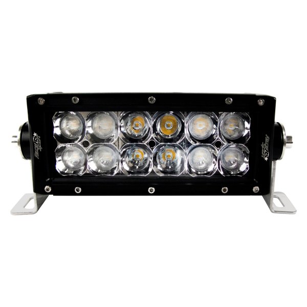 Race Sport® - Eco-Light Series 6.5" 36W Dual Row Combo Beam LED Light Bar, Front View