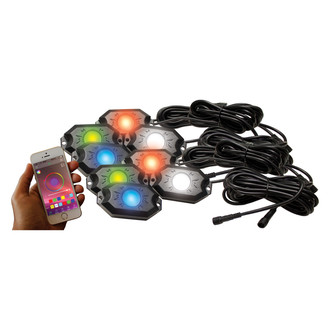 Race Sport® - Hi-Power Multicolor LED Rock Light Kit
