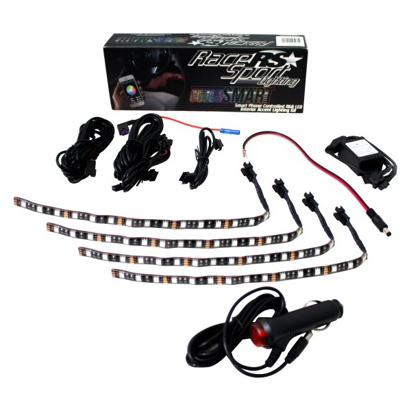  Race Sport® - ColorSMART Bluetooth Controlled Multicolor LED Strip Kit