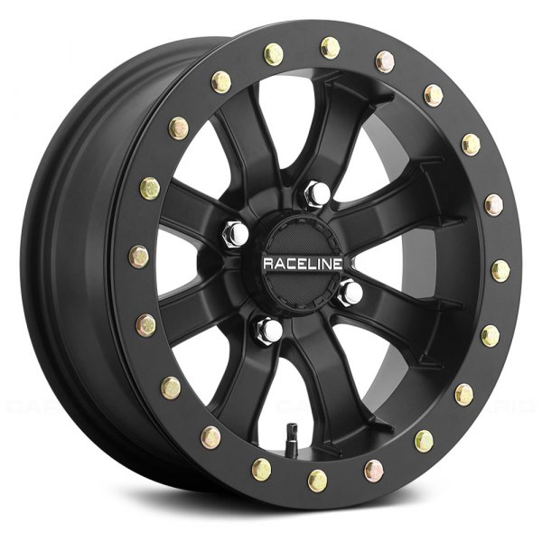 RACELINE® - A71B MAMBA UTV BEADLOCKS Black Wheel