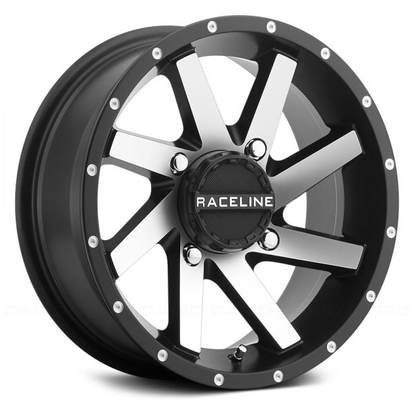 RACELINE® - A82M TWIST ATV/UTV Black with Machined Face Wheel