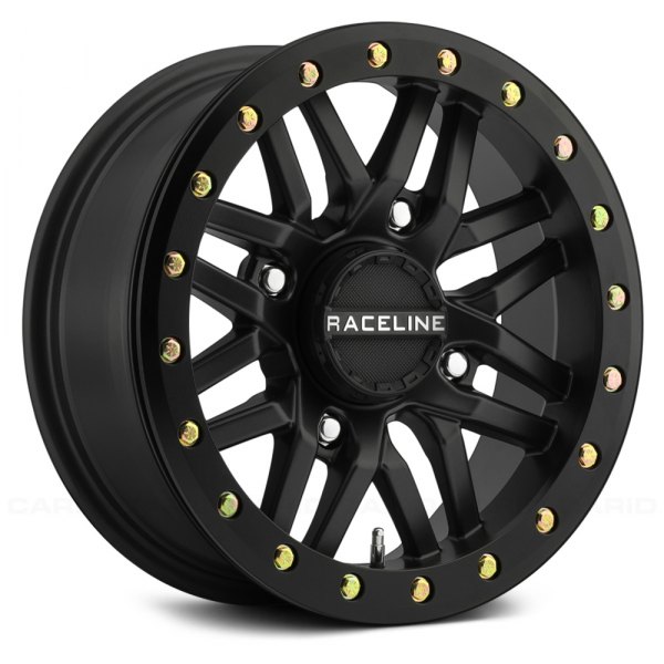 RACELINE® - A91B RYNO UTV BEADLOCKS Black Wheel