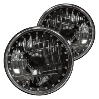 7 round halo headlights