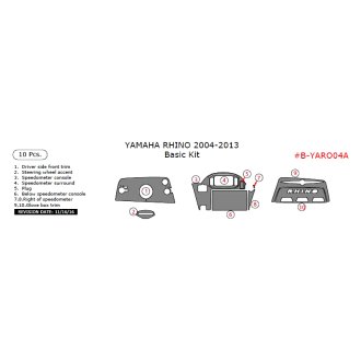 ヤナギダマサミ　No.004 REMIN® B-YARO04A-SBLACK - Black Basic Dash Kit (10 Pcs