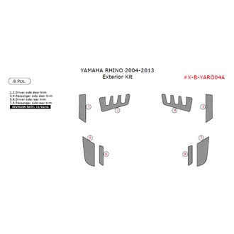 Remin® - Black Exterior Kit (8 Pcs)