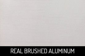 Real Brushed Aluminium