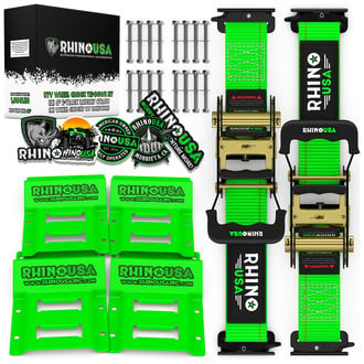 Rhino USA® - UTV Wheel Chock Tiedown Kit