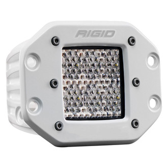 Rigid Industries® - D-Series Pro Flush Mount 3" 30W White Housing Diffused Beam LED Light