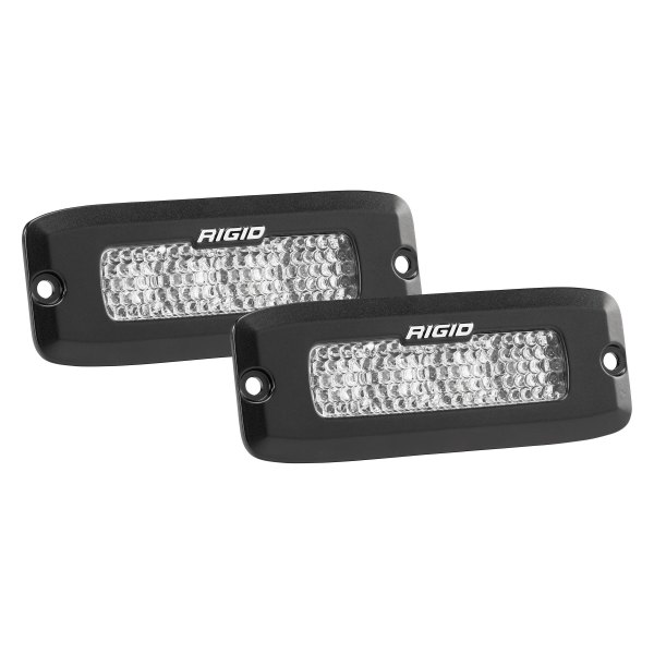 Rigid Industries® - SR-Q Series Pro Flush Mount 2"x6" 2x31W Flood Diffused Beam LED Lights