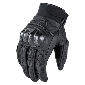 Rixxu™ - Small Black Carbon Series Leather Gloves