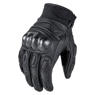Rixxu™ - X-Small Black Carbon Series Leather Gloves