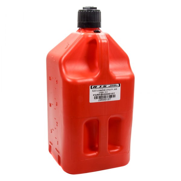 RJS® 20000107 Utility Fuel Jug (5 Gal, Red)