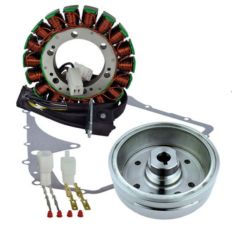 RMStator® - Magneto Flywheel + Stator + Crankcase Cover Gasket Kit