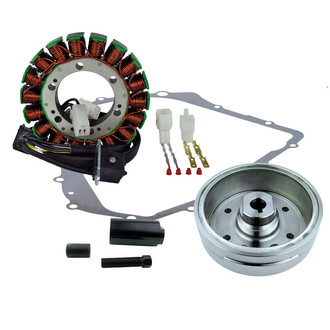 RMStator® - Improved Flywheel + Flywheel Puller + Stator + Crankcase Cover Gasket Kit