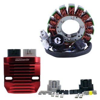 RMStator® - Stator + Red Machined Aluminum Mosfet Regulator Kit