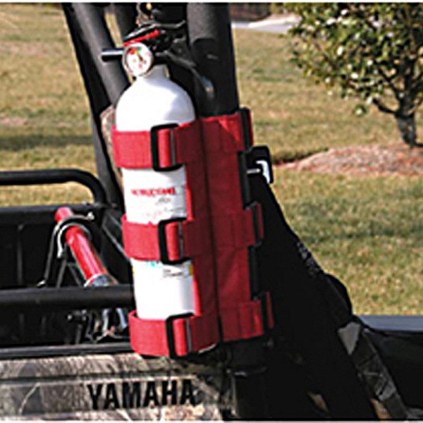 Rugged Ridge® - UTV Red Single Fire Extinguisher Holder