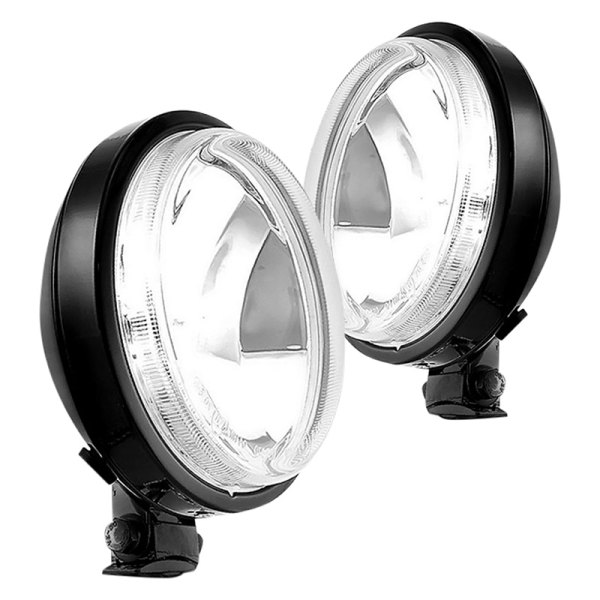 Rugged Ridge® - Slim 6" 2x100W Round Fog Beam Lights