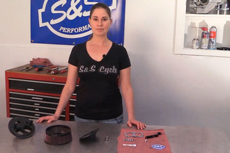 S&S Cycle® - Installing Stealth Air Cleaner Kit on Harley Davidson