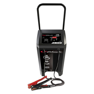 Schumacher® - 6 V/12 V Wheeled Fully Automatic Battery Charger and Engine Starter with Tester
