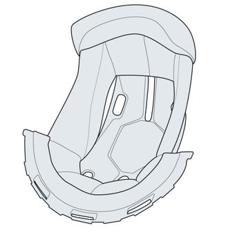 Simpson Motorcycle® - M30 Interior Top Cap Padding